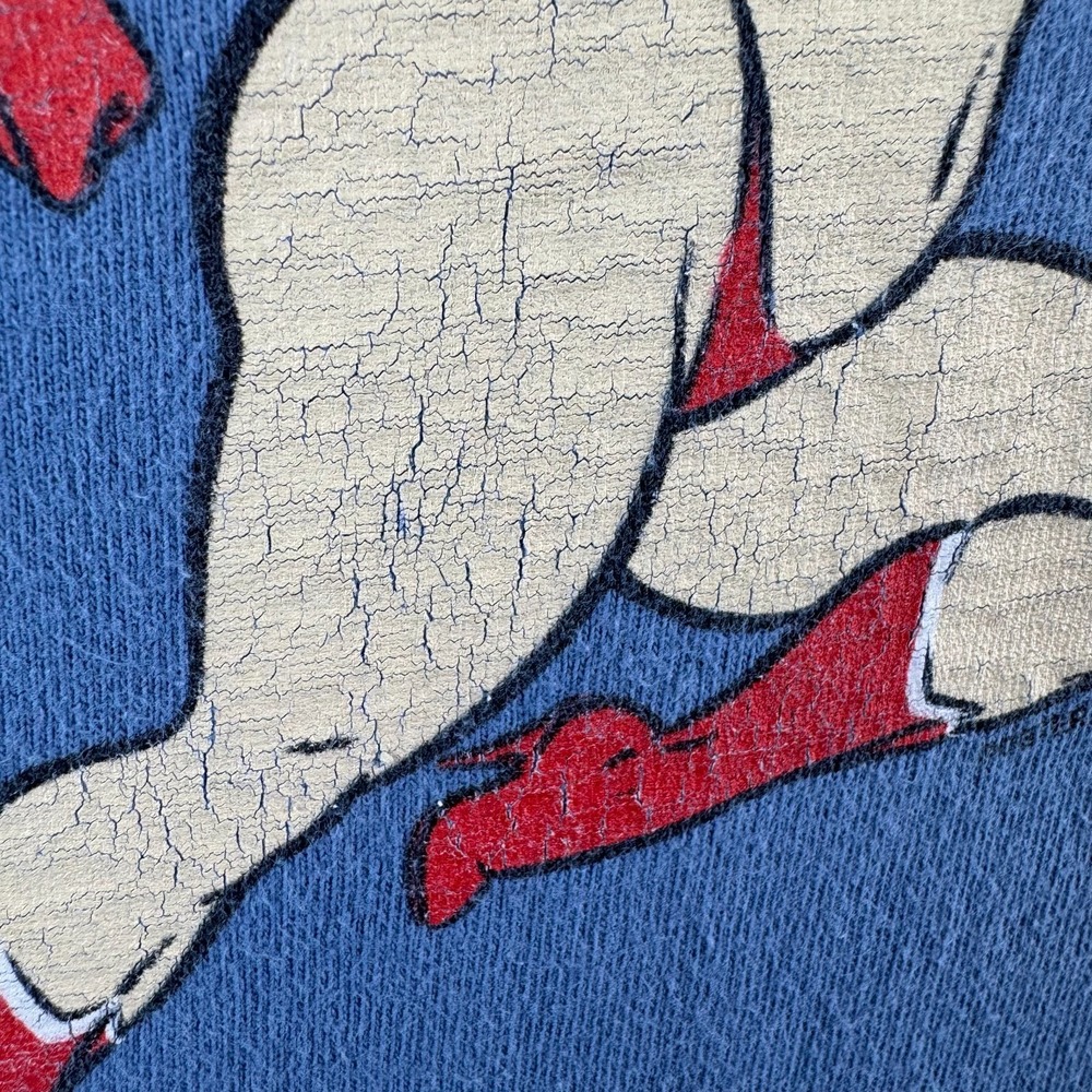 Vintage Coop Art Shirt Mens Large 90s Devil Woman Super Hero Rocket Girl Tee USA - Picture 4 of 16
